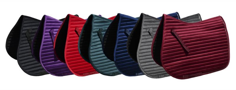 Velvet Saddle Pad- Text
