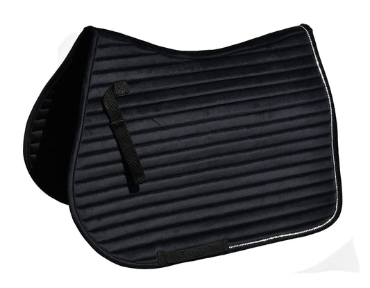 Velvet Saddle Pad- Text