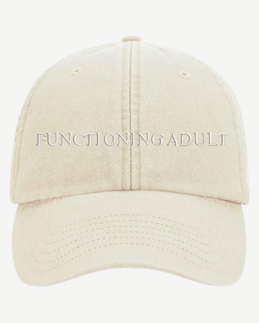 FUNCTIONING ADULT CAP